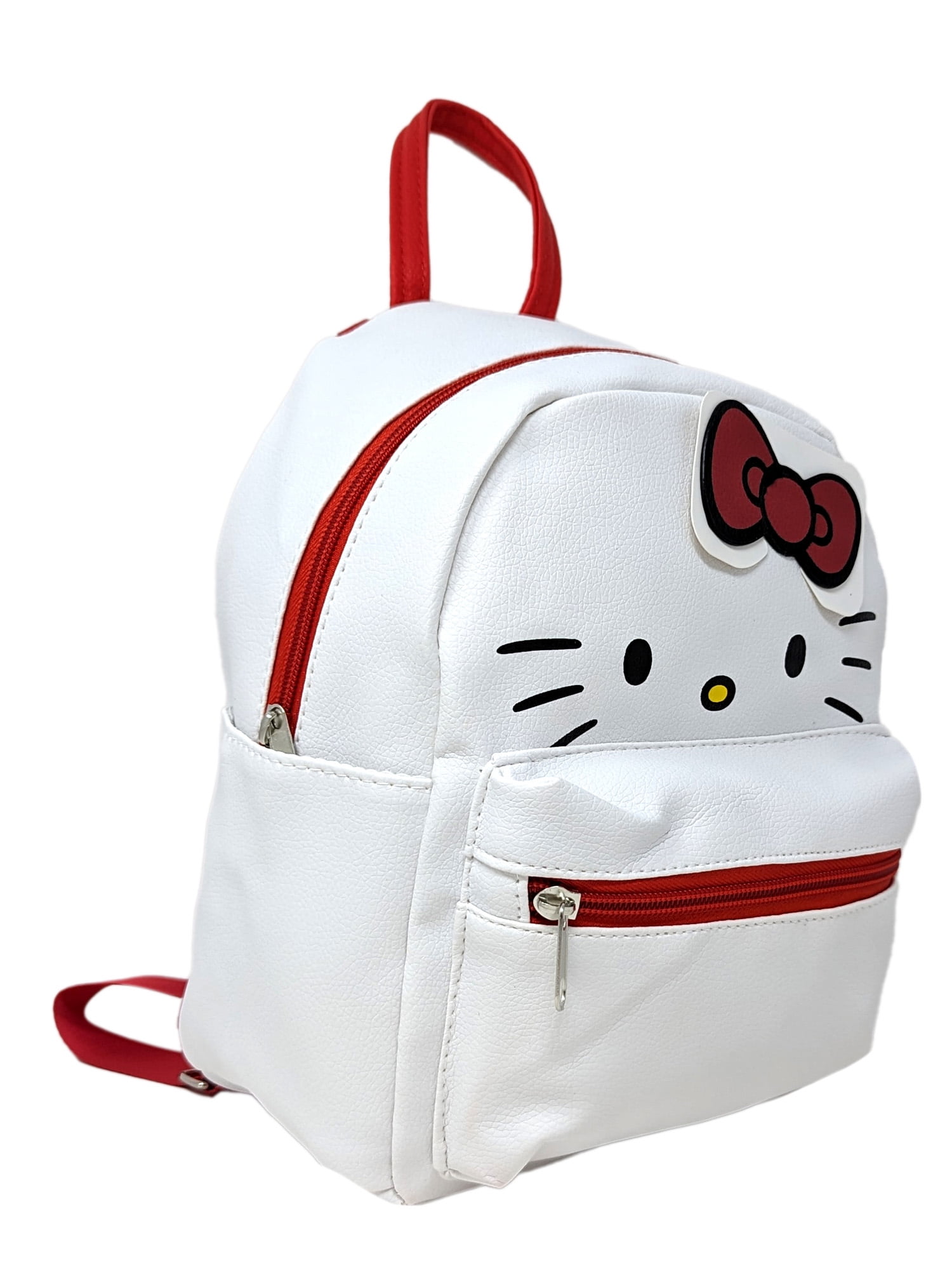 Hello Kitty Mini Deluxe Backpack 10" Cosplay w/ Bow Girls White