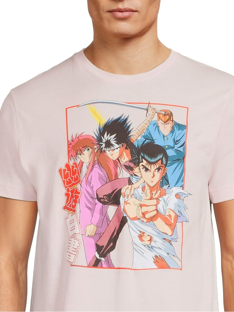 YuYu Hakusho Men's Graphic Tee Shirt 2-Pack, 100% Cotton