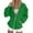 Mint Green, variant on Hueook Windbreaker Jacket Women Sweatshirt Zip Up Fall Fashion Turn Down Collar Long Sleeve Jackets Winter Clothing Outfits Army Green XL