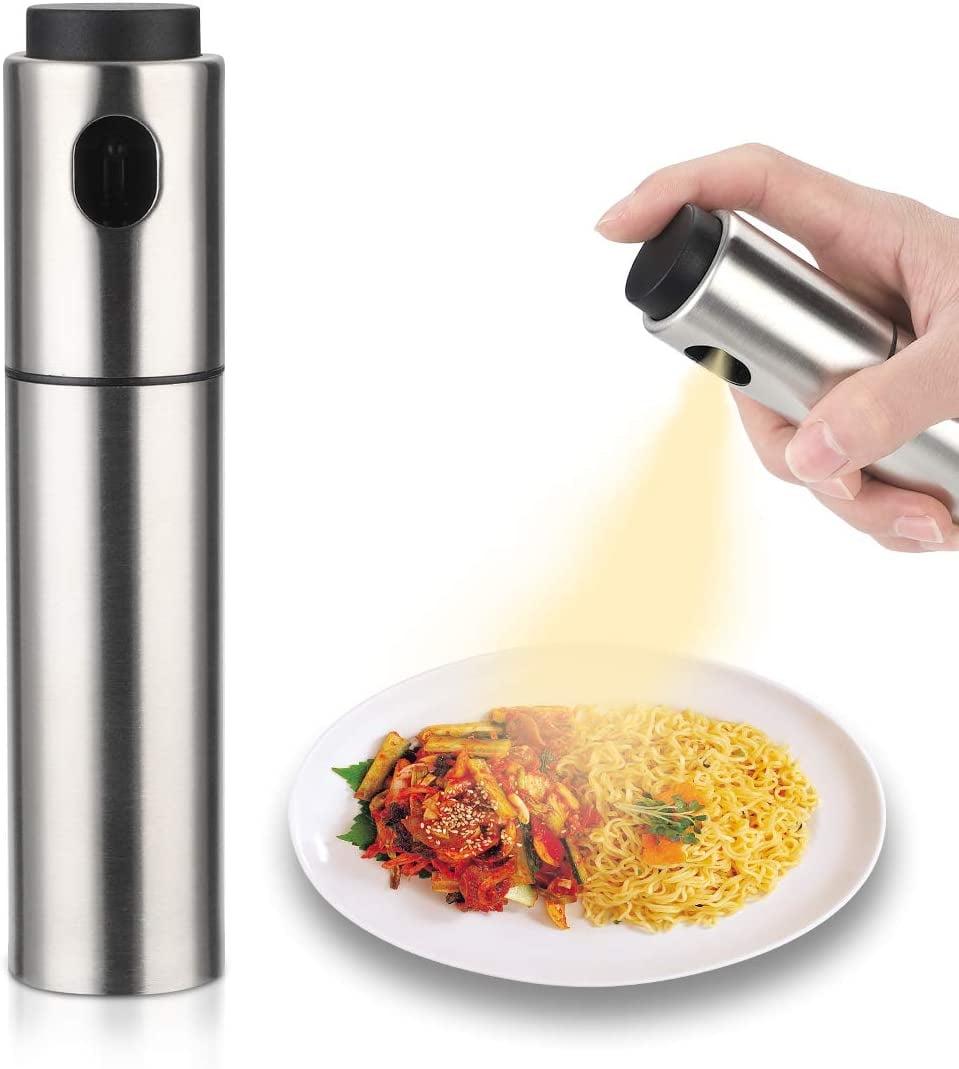 VONTER Olive Oil Sprayer Mister Oil Sprayer for Cooking Versatile Stainless Steel Oil Bottle for