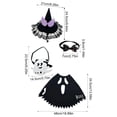thumbnail image 3 of Fall Halloween Decoration for Home Indoor Outdoor Clearance Under $5.00!Halloween Porch Gander Outfit Set Pumpkin Attire Witch Hat Yard Gander Clothes Festive Garden Porch Decor Accessories, 3 of 6