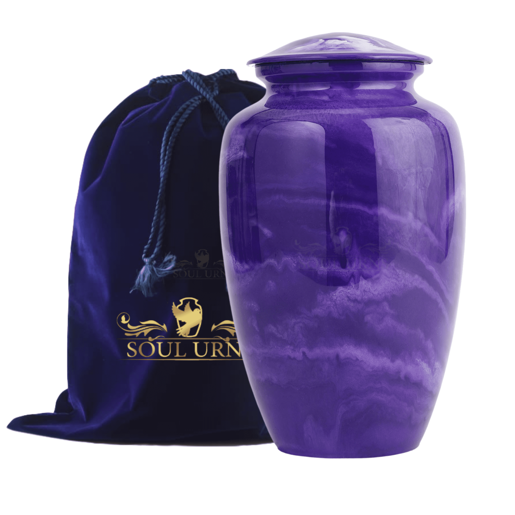 Cremation Urn for Adult Ashes Beautiful Hand Painted Urn for Human Ashes Large Urn Container