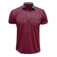 thumbnail image 5 of POTETI Short Sleeve Mens Polo Shirt Collared Casual Shirts Cotton Pockets Solid Loose Tops, 5 of 6