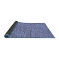 thumbnail image 2 of Ahgly Company Indoor Round Abstract Blue Contemporary Area Rugs, 7' Round, 2 of 4