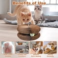 thumbnail image 6 of 2Pcs Upgraded Kitty+Kurlzs Cat Toy, Enhanced Magnet Kitty Curls Cat Scratcher, Multi-Shape KittyKurls Cat Scratcher with Play Balls, Twisty Paws Cat Toy for Indoor Cats, 6 of 7