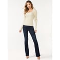 thumbnail image 5 of Sofia Jeans by Sofia Vergara Women's Puff Sweetheart Sweater, 5 of 6