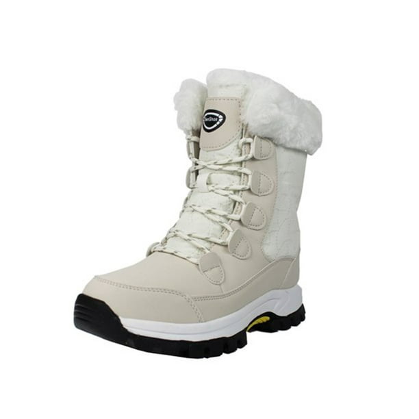 Winter Warm Boots for Women Outdoor Snow Shoes Waterproof Hiking Boots - Walmart.com