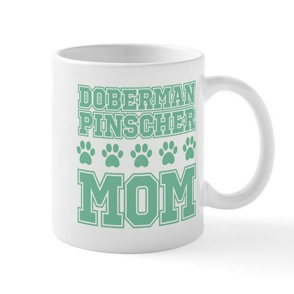 CafePress - Doberman Pinscher Mom - 11 oz Ceramic Mug - Novelty Coffee Tea Cup