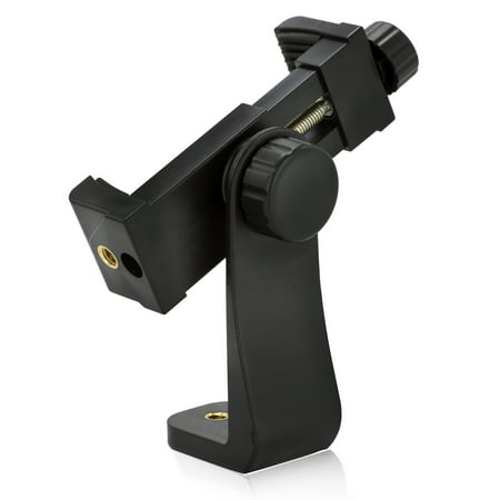 - Loadstone Studio, Universal Smartphone Tripod Mount Adapter, Fits iPhone, Samsung, and most Phones, Rotates Vertically and Horizontally, Adjustable Width Soft Clamp, WMLS4527