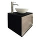 thumbnail image 2 of Gabinete Flotante para Baño con Llave Monomando Y Ovalín (Negro Mate/Lombardia), 2 of 4
