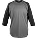 thumbnail image 1 of Camisa Rawlings de manga 3/4 para hombre, color grafito y negro, talla S, 1 of 2