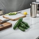 thumbnail image 2 of ColoMX 6 pepinos verdes artificiales: Verduras de plástico realistas para exhibir en la cocina, manualidades DIY - Accesorios realistas de pepinos falsos - Accesorio fotográfico de verduras falsas, 2 of 8