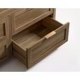 thumbnail image 4 of ARKANTOS Wooden 7 Drawer Dressers, 47 Inch Wide Chests of Drawers for Bedroom, Deep Walnut, 4 of 12