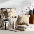 thumbnail image 6 of Floral Blue Farmhouse Pillow Covers 18x18 Inch Set of 2 Vintage Block Print Pillow Covers Decorative Throw Pillow Covers Neutral Accent Couch Pillows for Living Room Sofa Bed Home Decor, 6 of 6