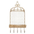 thumbnail image 1 of 1 estante de almacenamiento de joyería con diseño de jaula de pájaros, estante creativo de pared de hierro para joyería kaili Sencillez, 1 of 3