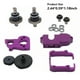 thumbnail image 4 of Vogacara Kit de engranajes de montaje de diferenciales de coche RC, rodamiento de soporte de batería, modelo 1:14, piezas de mejora de vehículo, Kits de construcción modelo Violeta Vogacara FN010017-02, 4 of 6