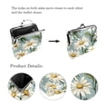 thumbnail image 3 of Daisy Elegant Coin Purse made of 0.7 Microfiber Zinc Alloy Jaws, 4.3x4.7 in/11x12 cm Size, 3 of 7