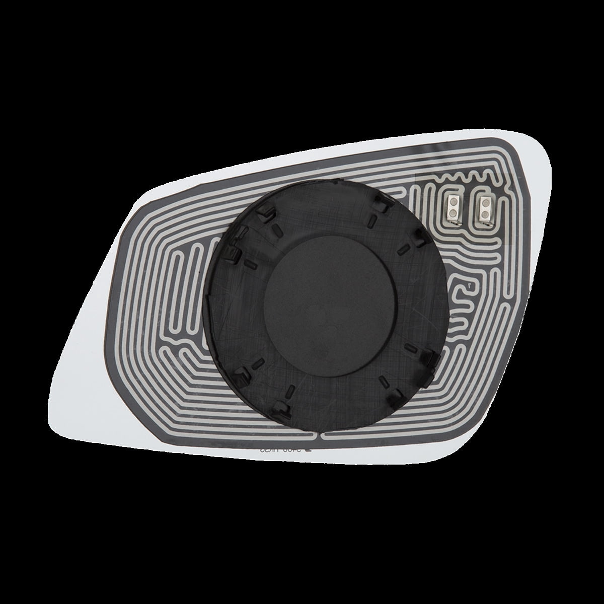 Burco Side View Mirror Replacement Glass with Motor Mount Plate - Clear Glass - 5406HRSG