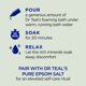 thumbnail image 4 of Baño espumoso Dr. Teal's Relax & Relief Eucalyptus, 1 litro (x4), 4 of 9