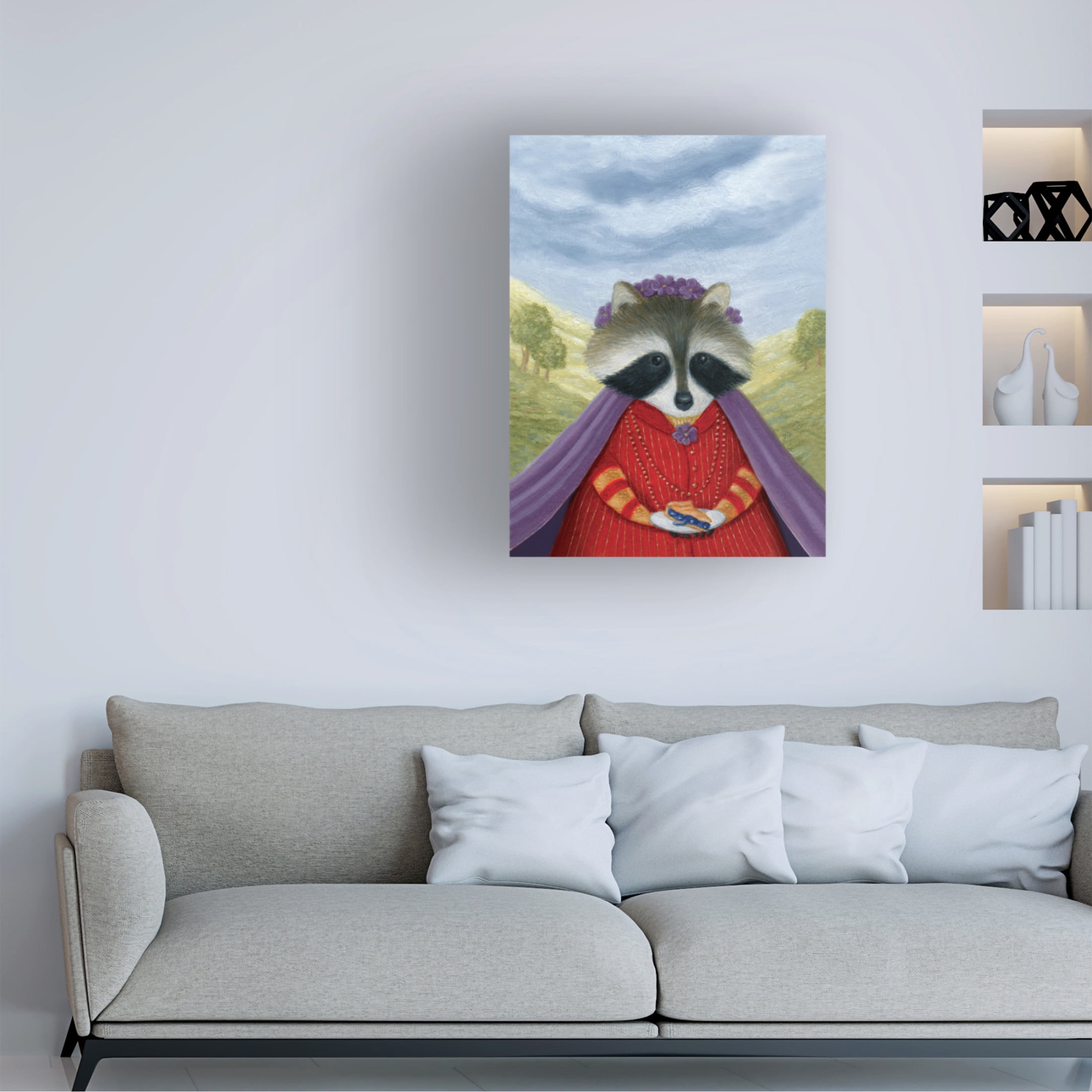 Canvas Wall Art - Gina Matarazzo 'Princess Bedelia Frothenbutton' Wall Art for Living Room, Bedroom, or Office Décor by Trademark Fine Art - 18 x 24 Inches
