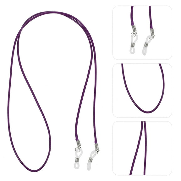 BESTOYARD Eyewear Chain Glasses Lanyard Women Purple 1Pack Back to School