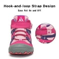 thumbnail image 4 of Mishansha Girls' Slip-Resistant Hiking, Medium Flat Heel Closed Toe Pink, 6, 4 of 7