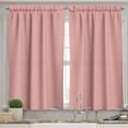 thumbnail image 2 of Ambesonne Checkered Valance & Curtain, Traditional Gingham, 55"x24", Coral White, 2 of 7