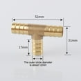 thumbnail image 2 of Air Hose Joiner 3WAY Hose Fitting For Fluid Transfer Convenient To Use, 2 of 5