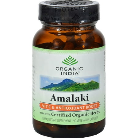 Organic India Amalaki Vitamin C and Antioxidant Boost 90 Vegetarian (Best Antioxidant Supplement In India)