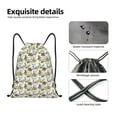 thumbnail image 4 of Gaeub Wild West Western Drawstring Backpack Bag Sport Gym Sackpack Heavy Duty String Backpack for Men Women-Small, 4 of 6