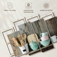 thumbnail image 6 of Elephant Stock Shabby Chic Kitchen Wall Art - Horizontal Multi Panel Canvas - Kitchen Wall Decor - Hobbies And Lifestyle Multi Panel - Blue And Gray Decor - 36" x 22", 6 of 8