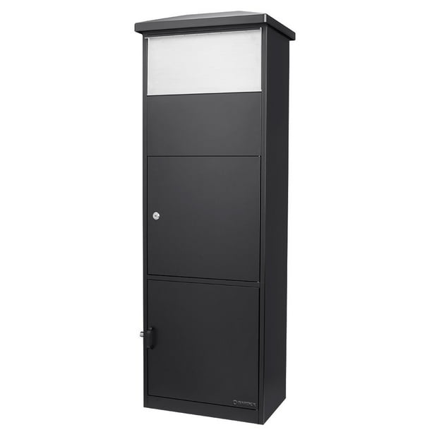 Barska Steel Freestanding Floor Lockable Large Drop Slot Mail Box Safe