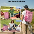 thumbnail image 3 of Cute Watermelon Pattern Cooler Backpack - Insulated Lunch Backpack for Outdoor, Travel & Work - 20L Capacity, Leak-Proof Design, Perfect for Fruit & Tropical Lovers, 3 of 6