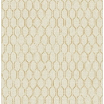 Advantage Elodie Neutral Geometric Unpasted Non Woven Wallpaper, 20.5-in by 33-ft, 56.4 sq. ft.