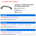 thumbnail image 2 of Heater Hose - Compatible with 2008 - 2012 Mercedes-Benz GL550 2009 2010 2011, 2 of 2