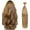Ash Brown, variant on Aorsher U-Shaped Pre-Bonded Remy Human Hair Extensions, 100 Strands Per Pack, Auburn Nail Tips, Italian Keratin Fusion Wigs, Long Straight Silky for Women, 18 Inch, 50g