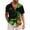 Black, variant on Wyzesi White Beach Shirt Men Hide Belly Men'S 3D Digital Print Short Sleeve Fashion Personality Lapel Casual Loose Shirt Top