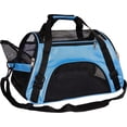 thumbnail image 3 of Pet Carrier Cat Cattier Soft-Sided Carriers for Small Medium Cats Dogs Puppies Pet Carrier Airline Approved Cat Dog Pet Travel Carrier, Blue, 3 of 7