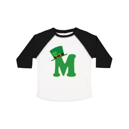 

Inktastic Irish St Patricks Day Letter M Monogram Gift Toddler Boy or Toddler Girl T-Shirt