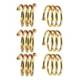 thumbnail image 4 of simhoa 6Pcs Napkin Holder Accessory Tableware Metal Iron Napkin Rings Serviette Buckles Aureate, 4 of 7