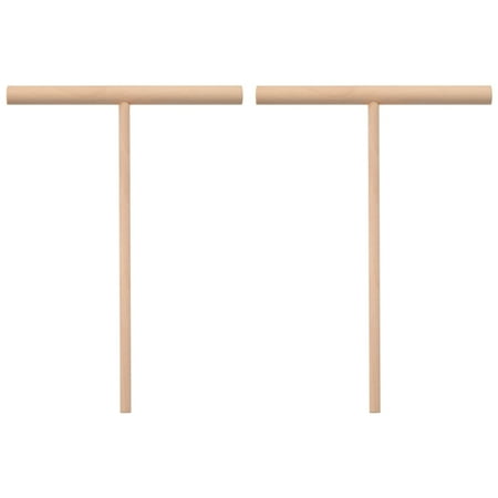 

Practial T Shape Crepe Maker Pancake Batter Wooden Spreader Stick Home Kitchen Tool Kit DIY Use