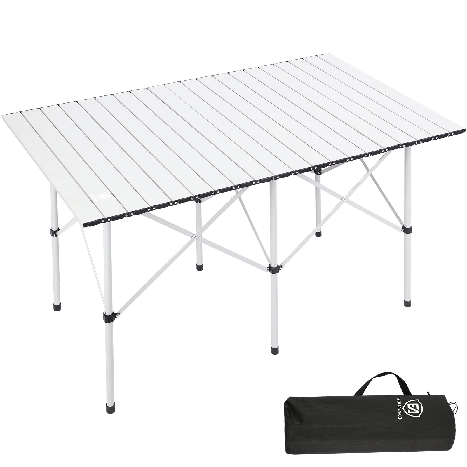 45.9'' x 18.9'' Foldable Craft Table Double-Tier Table-Top