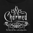 thumbnail image 3 of Charmed - The Power of Three Will Set You Free - Women's Short Sleeve Graphic V-Neck T-Shirt, 3 of 5