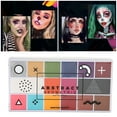thumbnail image 4 of Face Paint Makeup Pallet, Waterproof Safe Athena Face Painting Palette  for  Cosplay Costumes, 4 of 8