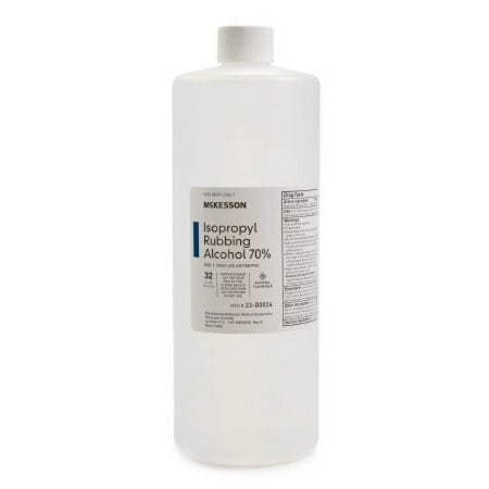 McKesson Isopropyl Rubbing Alcohol 70% Strength, 32 ounce Bottle, 1 Count