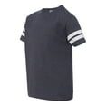 thumbnail image 2 of Youth Football Fine Jersey Tee Color Vintage Navy/ White X-Large Size, 2 of 4