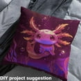 thumbnail image 2 of Castle Fairy Kawaii Axolotl Fabric by the Yard 3 Yard,Cartoon Sea Salamander Fabric for Sewing,Cute Animal Room Decor Fabric by the Yard,Super Cozy Wildlife Room Decor, 2 of 6