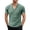 hgg185-Green, variant on Men's Linen T-Shirts Short Sleeve V Neck Raw Edge Shirts Summer Tops 2026 Loose Beach Vacation Streetwear Tee Tops