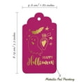 thumbnail image 5 of Inkdotpot Gold Foil Paper Hang Tags Happy Halloween Halloween Favor Tags 100 Pack, 5 of 6