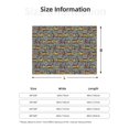 thumbnail image 5 of Yiaed Funny Construction Print Blanket Throw Blanket Soft Cozy Flannel Blanket for Home Bed Sofa Couch Chair-80"x60", 5 of 6